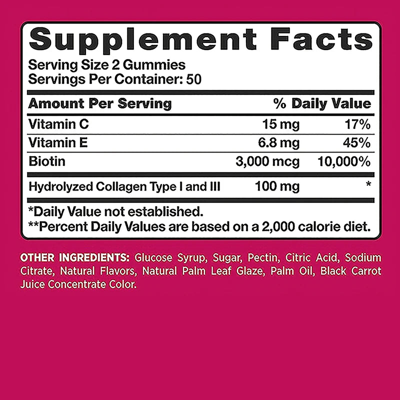 Biotin Collagen Gummies