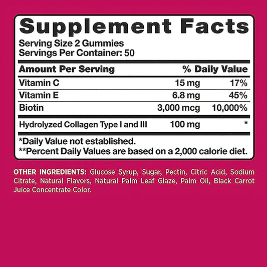 Biotin Collagen Gummies